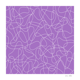 Abstract pattern - purple and white.