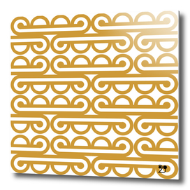 Golden yellow geometric pattern