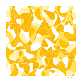 Abstract pattern - orange and white.