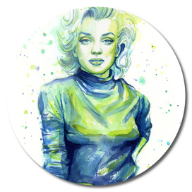 Marilyn Monroe Watercolor