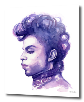 Prince Watercolor Portrait