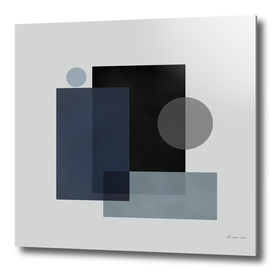 Square and Circle Abstract