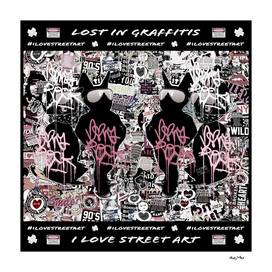 Lost in Graffitis and Stickers (square)