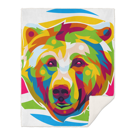 The Colorful Grizzly Bear