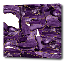 Agate Purple Gold