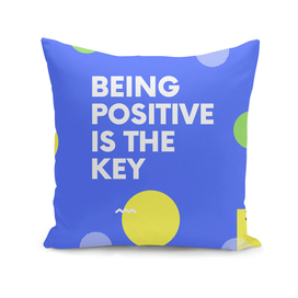 Quotes Positive modern geometric blue