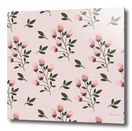 Pink Wildflowers Pattern