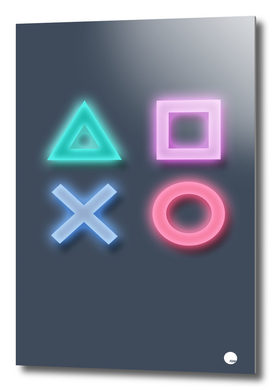 Glow Playstation Button