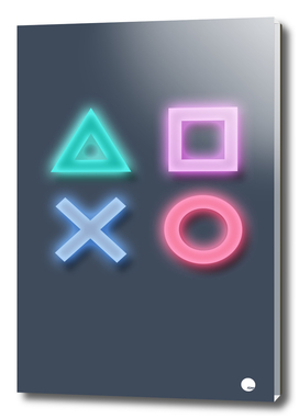 Glow Playstation Button