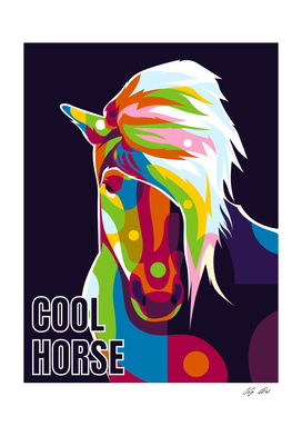 The Colorful Cool Horse