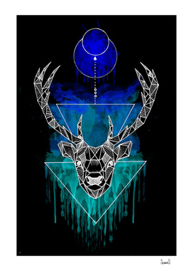 Animal Collection (Deer Negative Watercolor)
