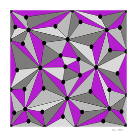 Abstract geometric pattern - purple and gray.