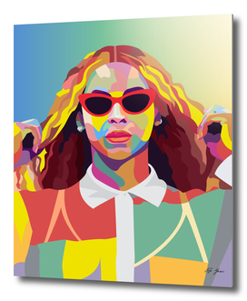 Beyonce Music Poster Art Print, Pop Art, Music Icon Wall Art