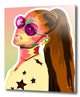Ariana Grande Pop-Art Wall Decor Music Poster