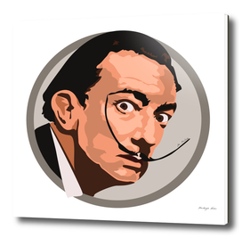 Portrait Salvador Dali
