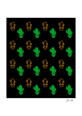 The Cute Cactus Pattern Minimalist