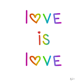 Love Is Love Rainbow Ombre