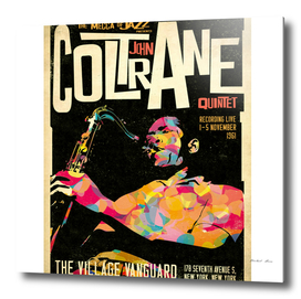 John Coltrane Retro Style