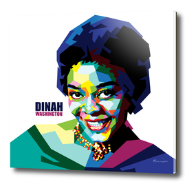 Dinah Washington in WPAP Pop Art