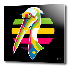 Colorful Pelican