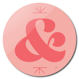 Candy Ampersand - Pink