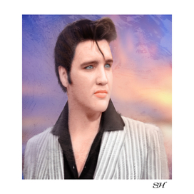 Elvis presley painting art