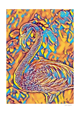 Flamingo 2  Yellow Blue MIX