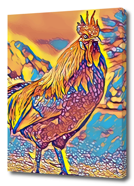 Cock Yellow Blue MIX