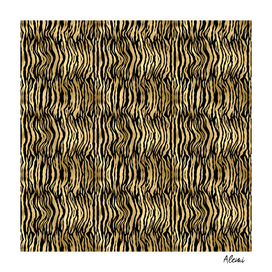 Black and Gold Animal Abstract # 2