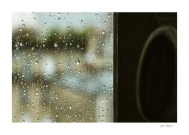Rain through the window
