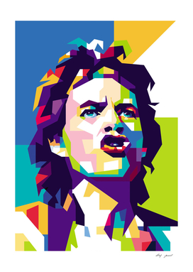 Mick Jagger Pop Art Illustrations