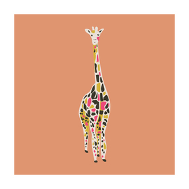colorful giraffe