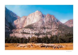 mountain at Yosemite national park California USA
