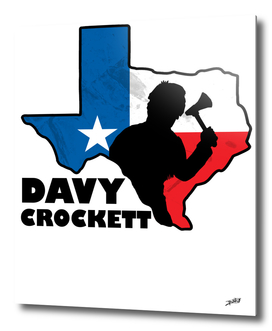 The American Folk Hero Davy Crockett