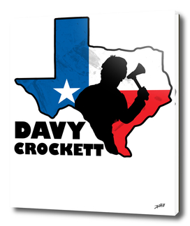 The American Folk Hero Davy Crockett