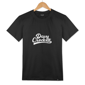 Davy Crockett 1786 - 1836 White Typography