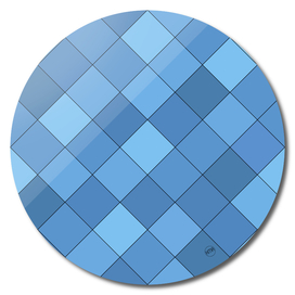 Blue tiles pattern