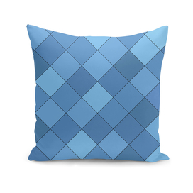 Blue tiles pattern