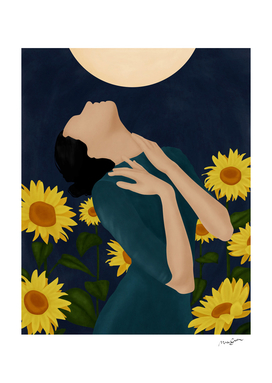 Pretty Sunflower Woman II