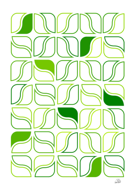 Variety Green Shapes