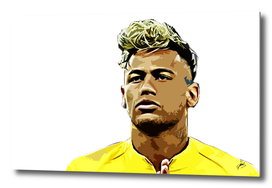 Neymar football player image design