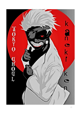 Kaneki ken white suit