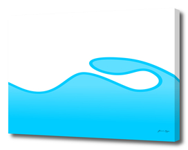 water shaped vector background abstract design