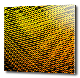 yellow and orange abstract design on black background