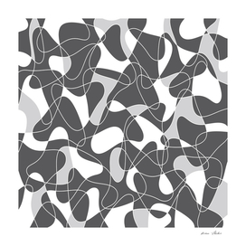 Abstract pattern - gray and white.
