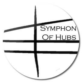 The Official White Logo for Symphony of Hubs LTD.