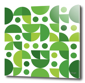 Funky Retro Pattern green
