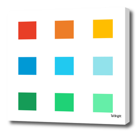 Modern Minimal Abstract Color Squares