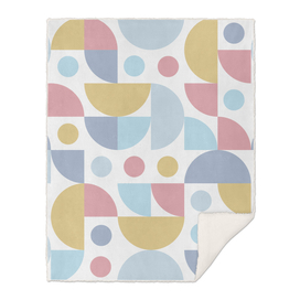 Funky Retro Pattern muted colours