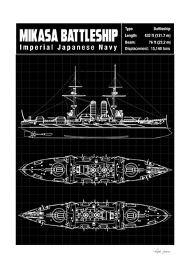 mikasa ww2 battleship